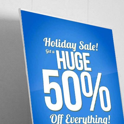 Large Format Mounted Poster